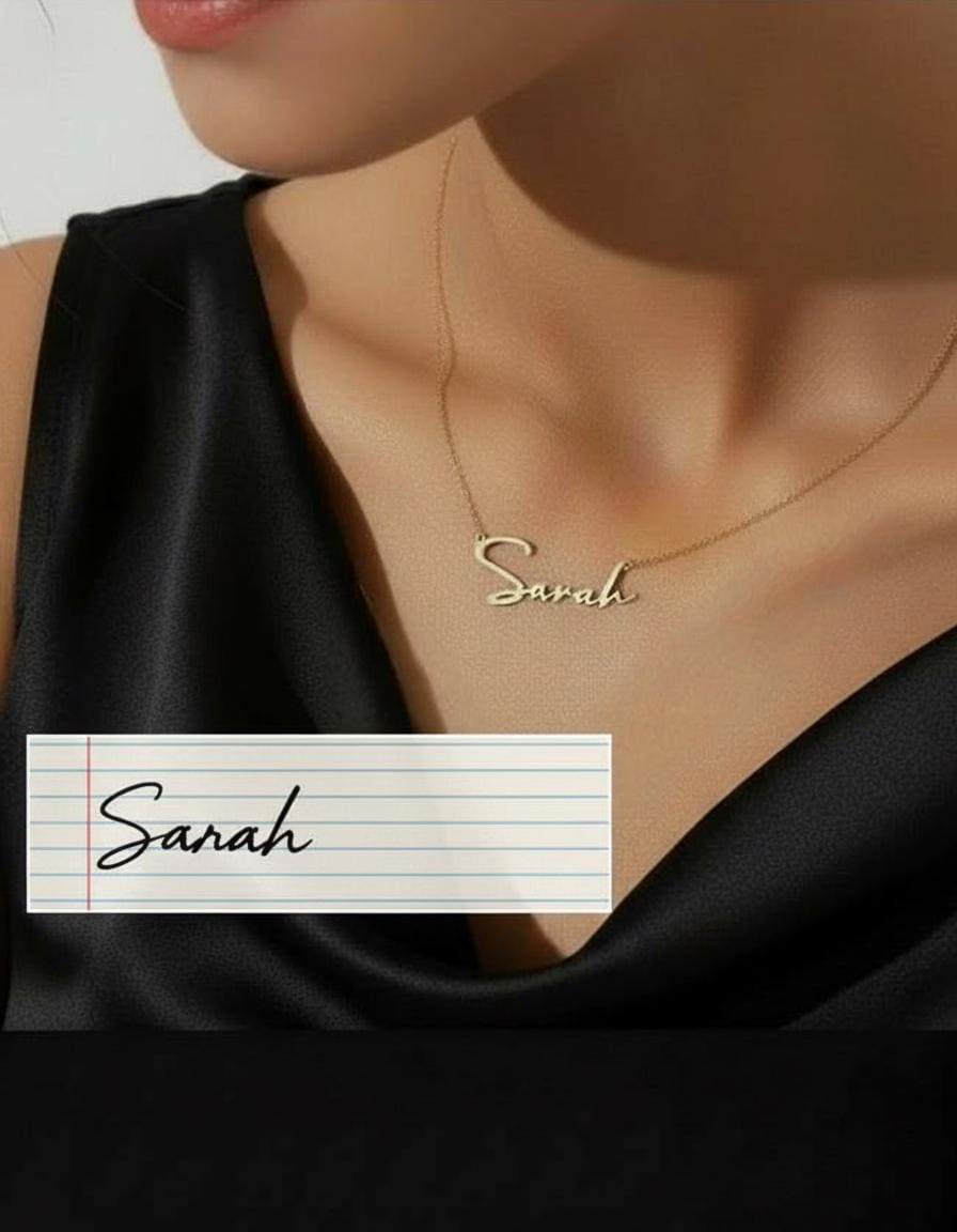 Custom Handwriting Necklace