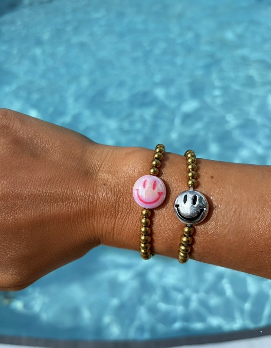 Gold Smiley Bracelet
