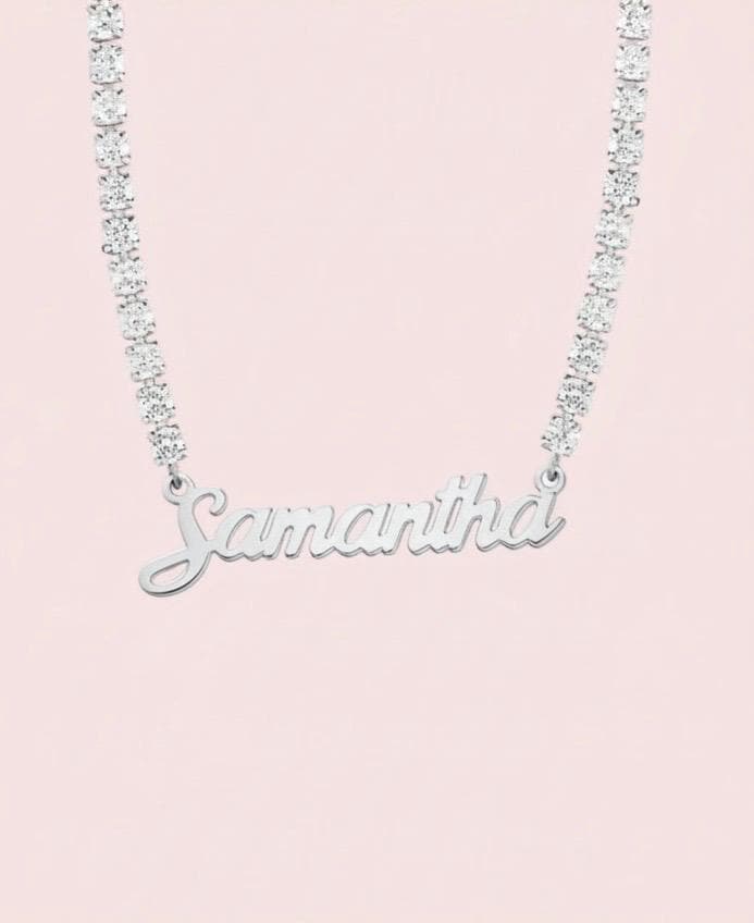 Sparkling Name Necklace