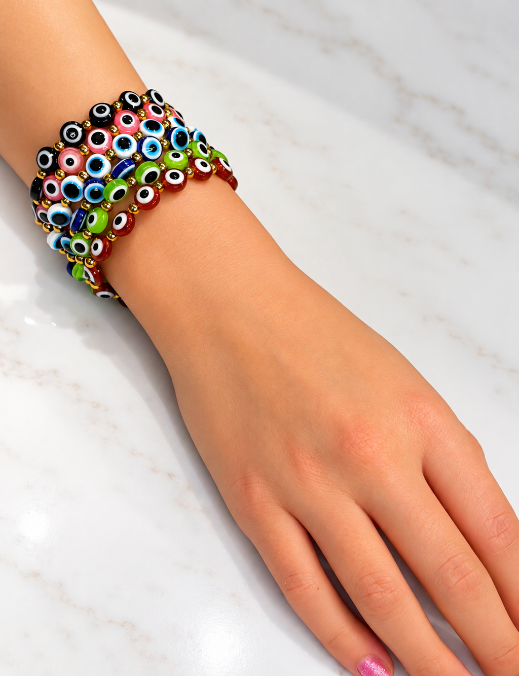 Evil Eye Beaded Bracelet