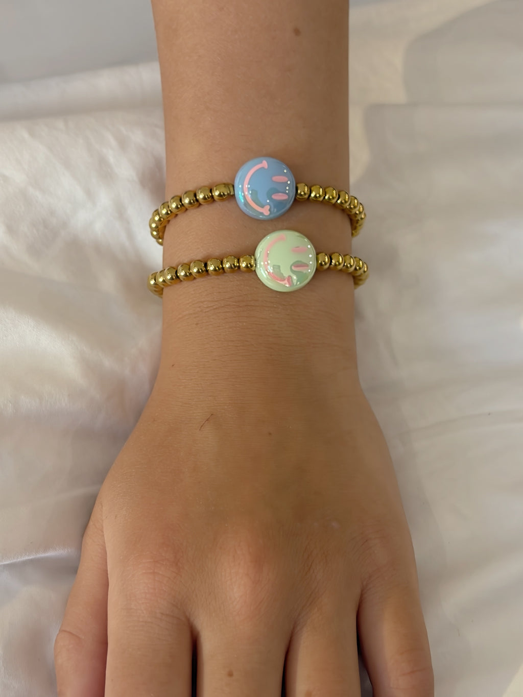 Gold Smiley Bracelet