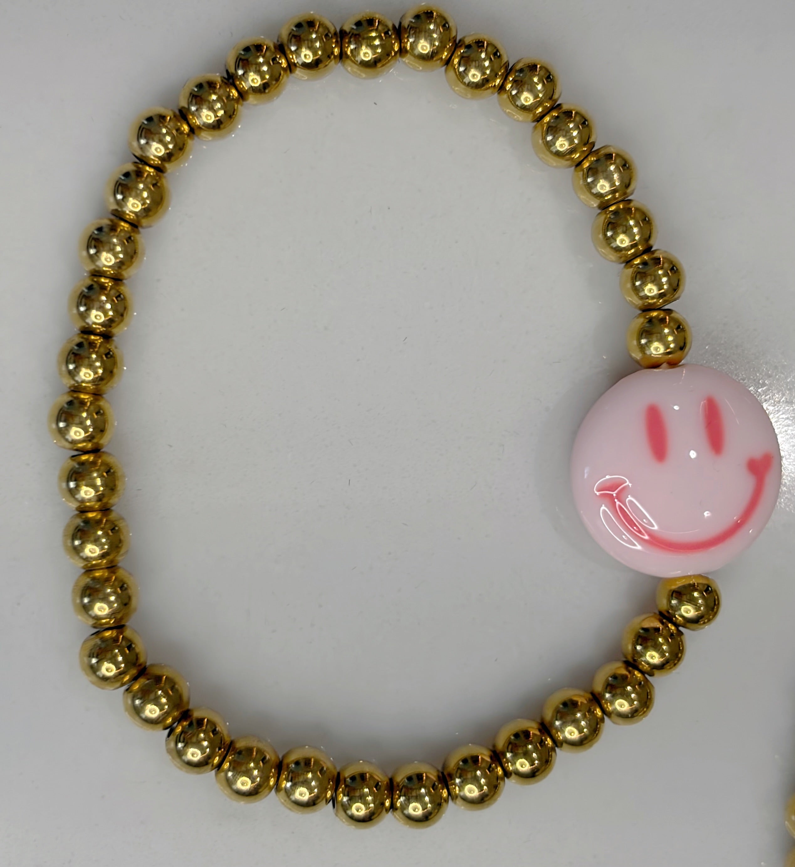 Gold Smiley Bracelet