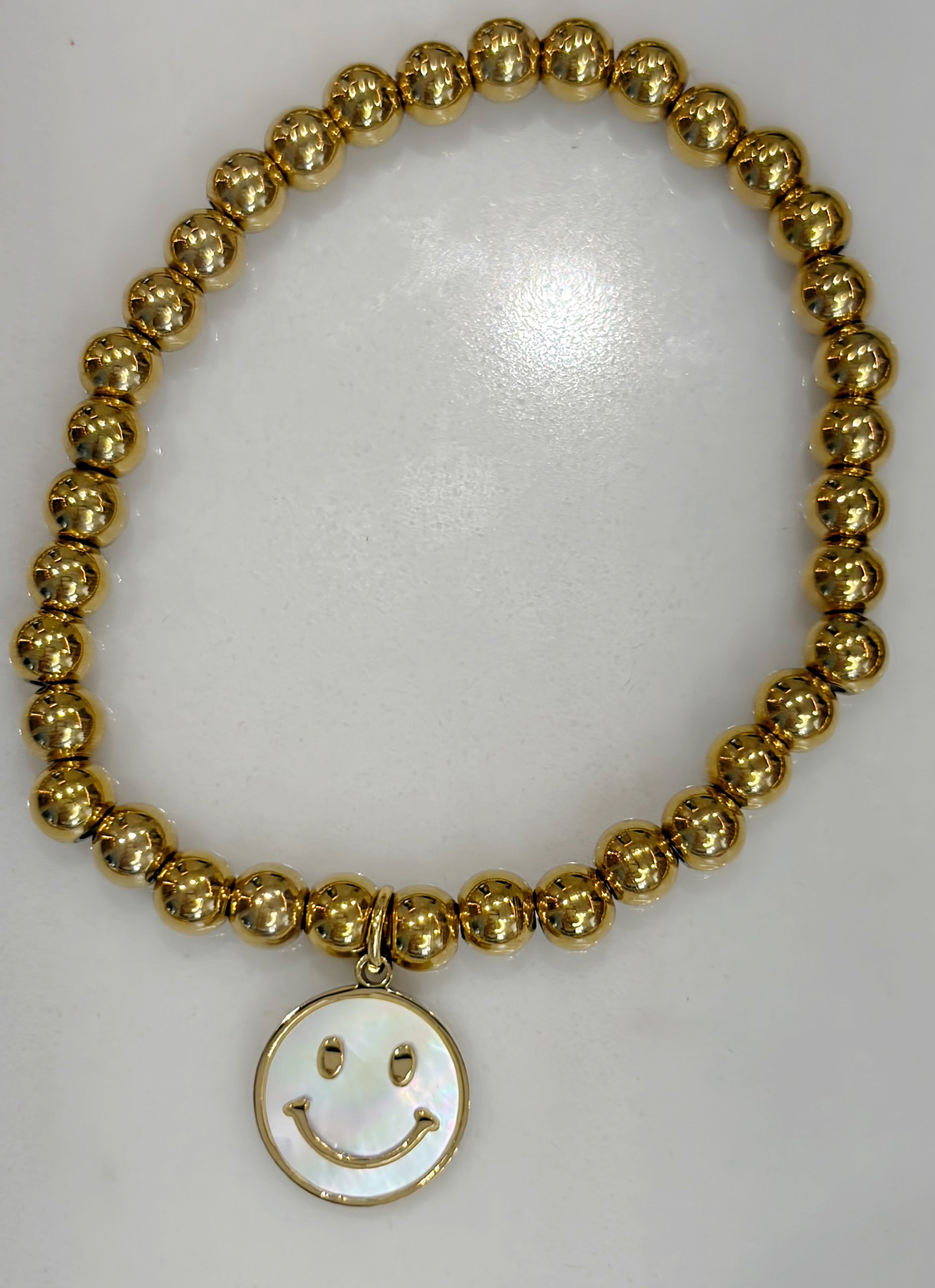 Gold Smiley Bracelet