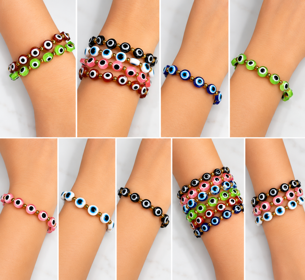 Evil Eye Beaded Bracelet