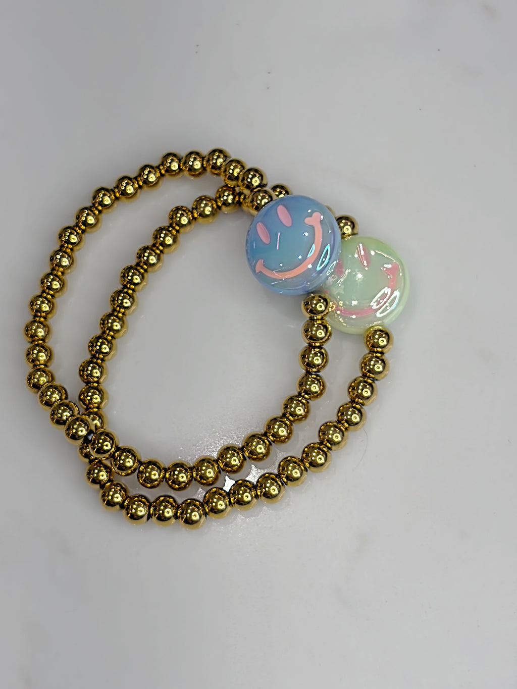 Gold Smiley Bracelet
