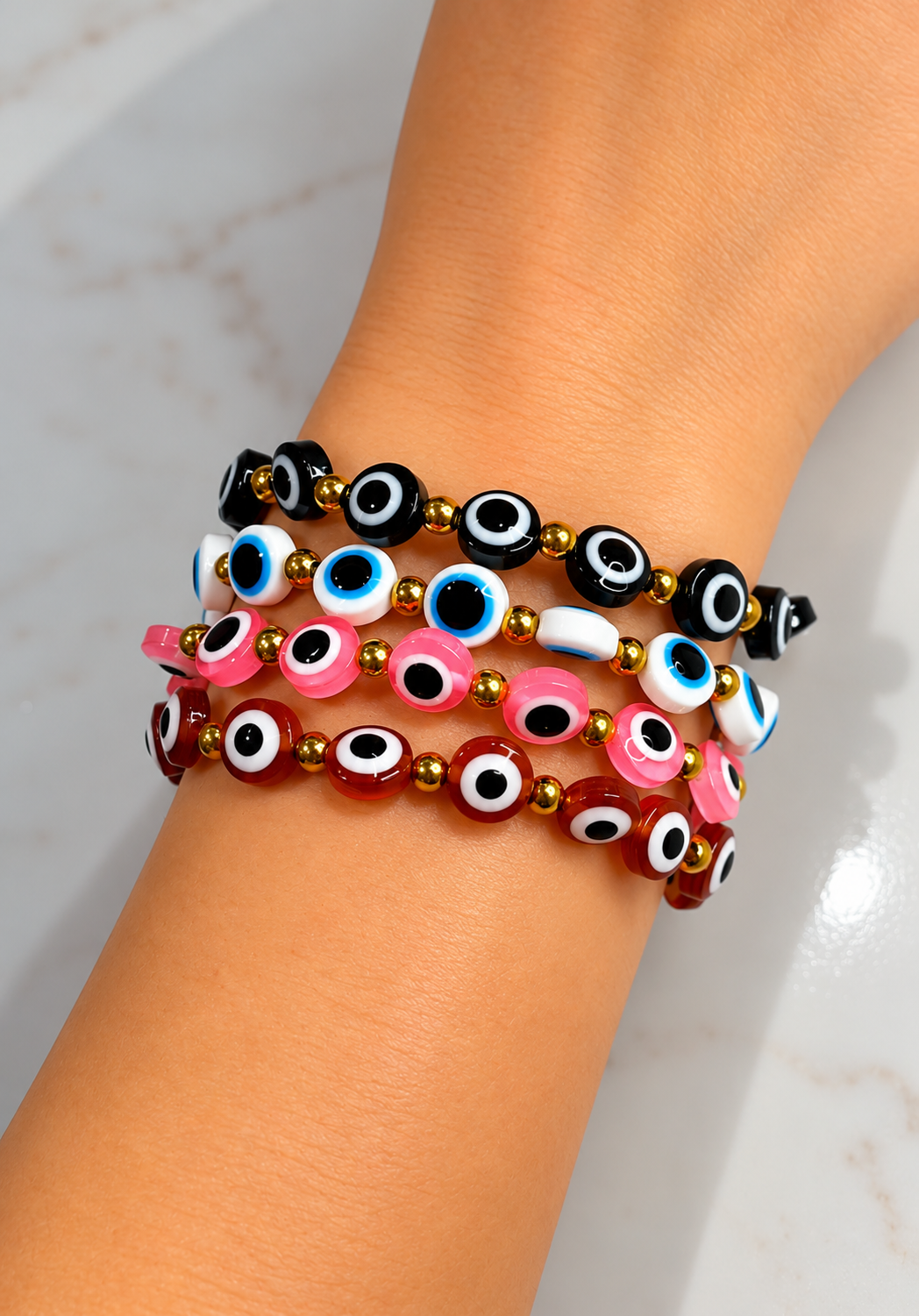 Evil Eye Beaded Bracelet
