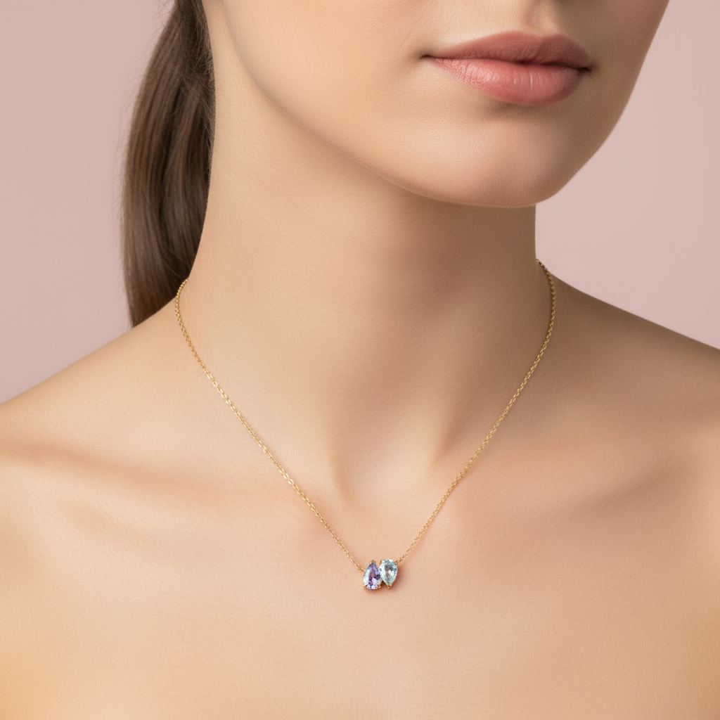 Birthstone necklace