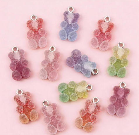 Crystal phone or bag charm