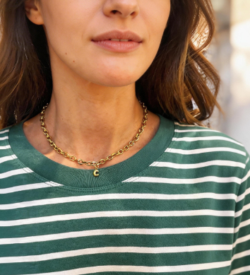 Chunky charm necklace