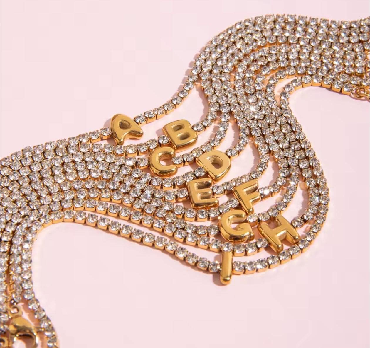 Sparkling Initial Bracelet